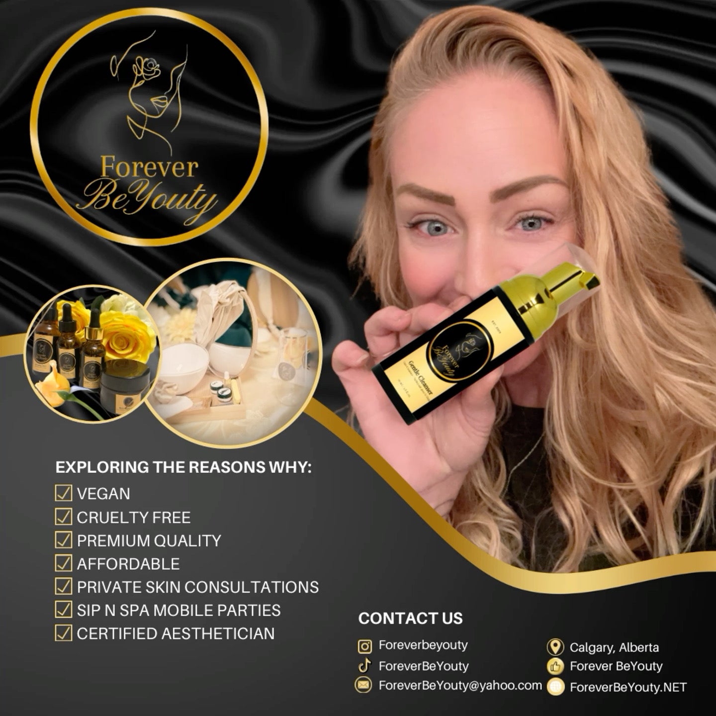 One on One personalized facial consultation